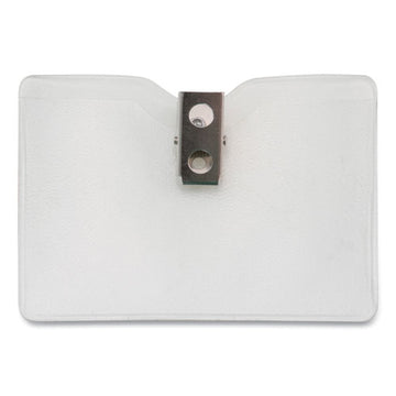 Advantus Security Id Badge Holder With Clip, Horizontal, 3.5 X 3, Clear, 50-box freeshipping - TVN Wholesale